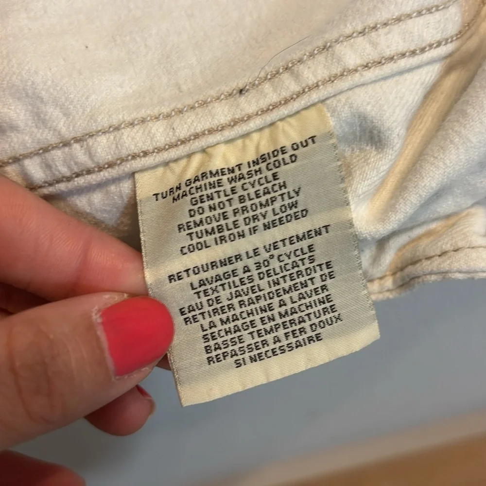 Ralph Lauren Denim & Supply Cream Lightweight Denim Jacket - Picture 4 of 5